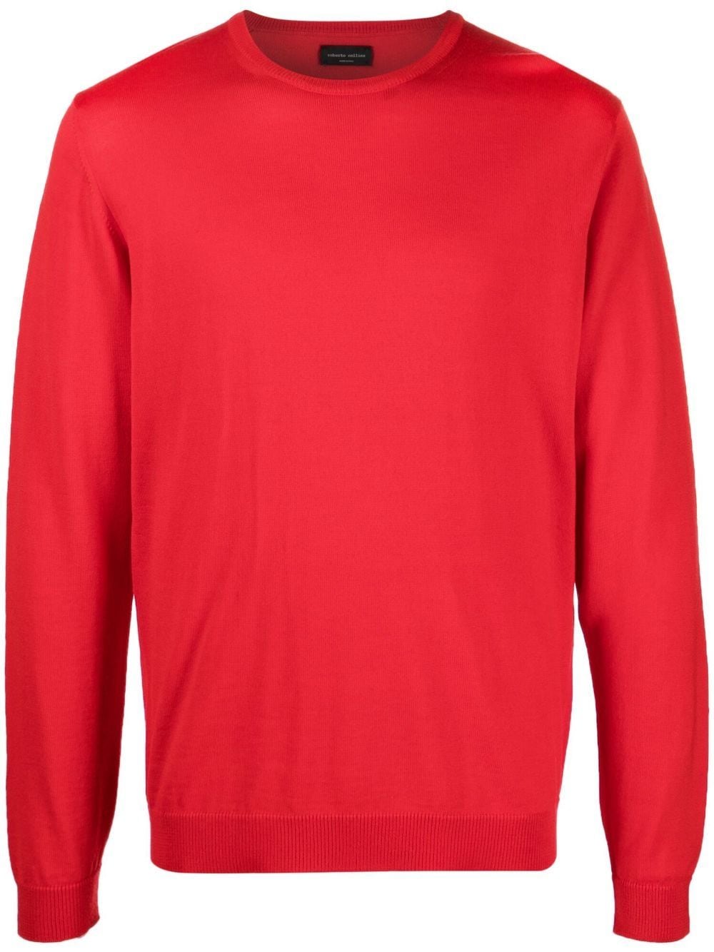 Roberto Collina Pull rouge en laine à col rond - Lothaire boutiques