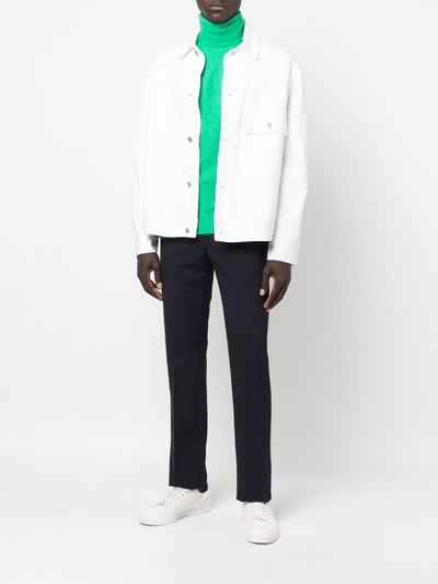Roberto Collina Pull vert vif à col roulé - Lothaire boutiques