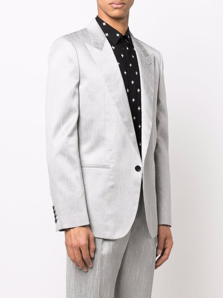 Saint Laurent Blazer à simple boutonnage - Lothaire boutiques