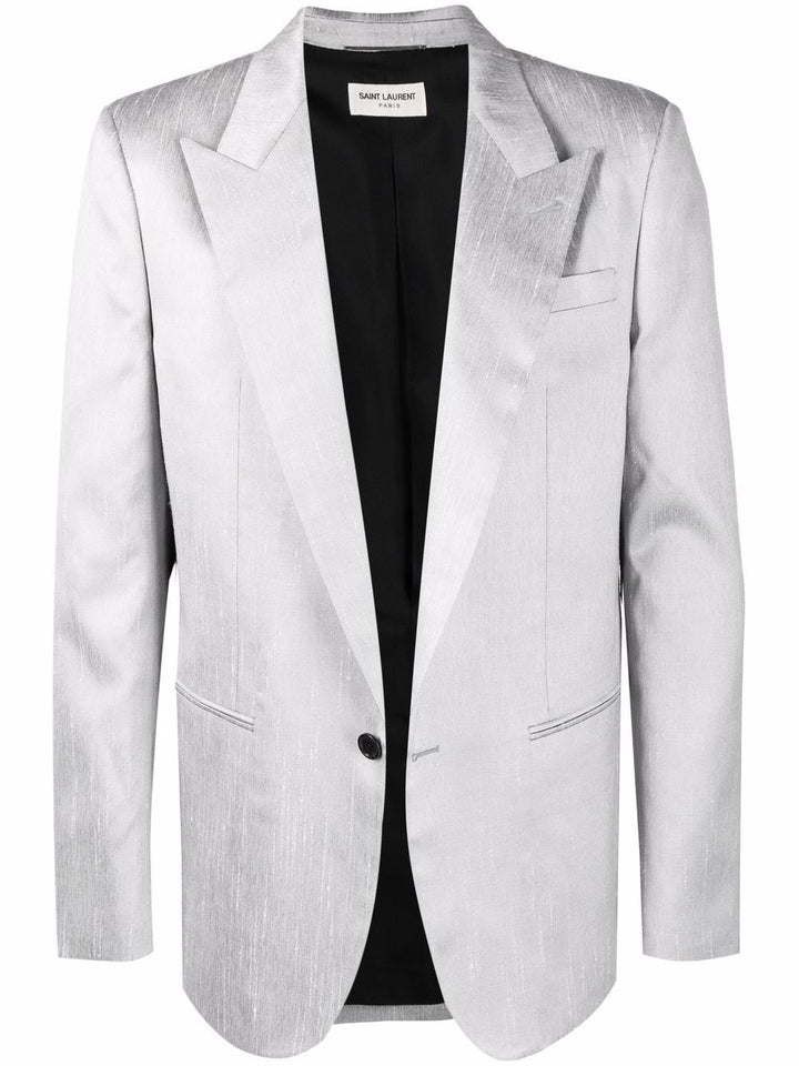 Saint Laurent Blazer à simple boutonnage - Lothaire boutiques