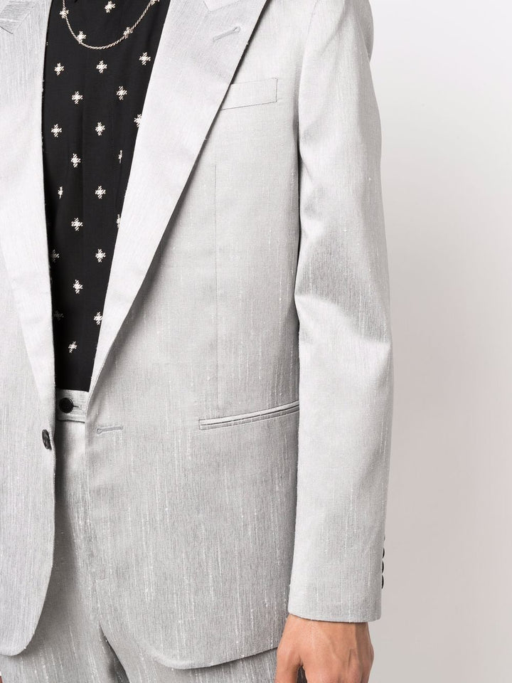 Saint Laurent Blazer à simple boutonnage - Lothaire boutiques