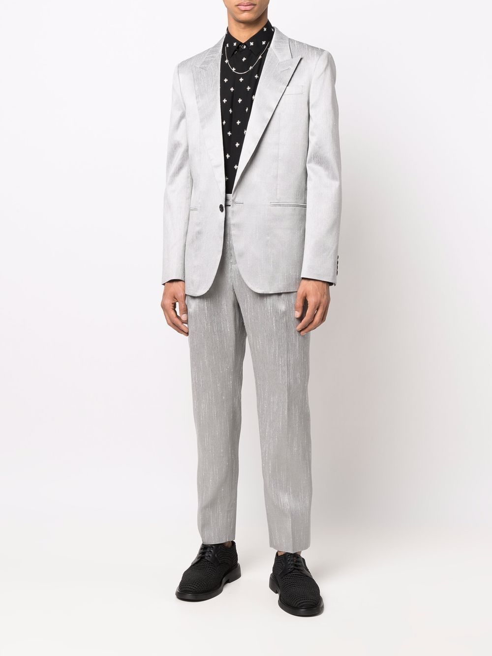 Saint Laurent Blazer à simple boutonnage - Lothaire boutiques