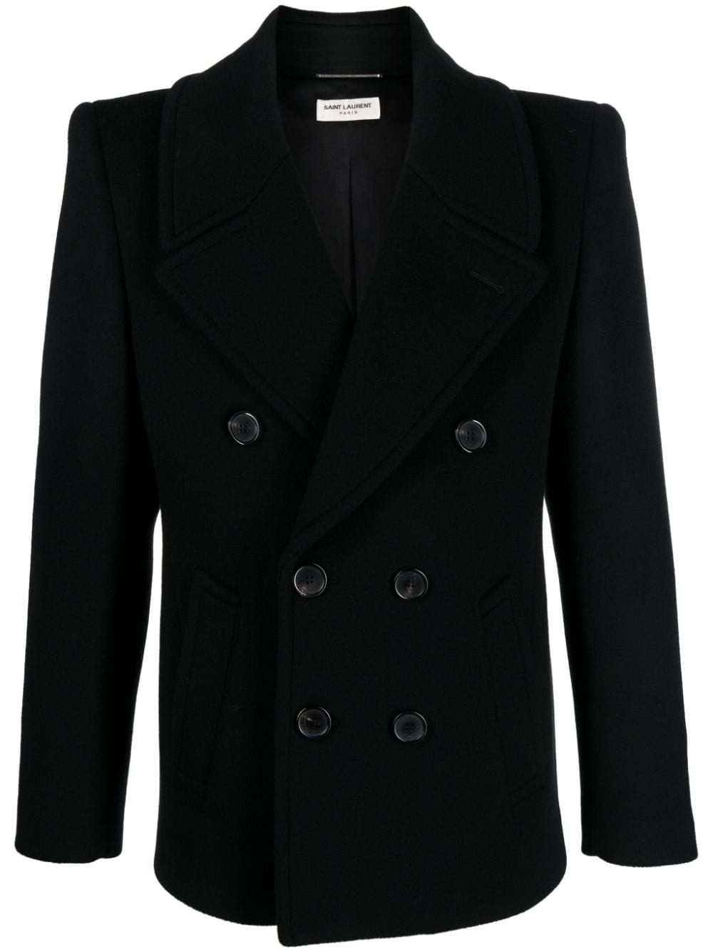 Saint Laurent Caban en laine - Lothaire