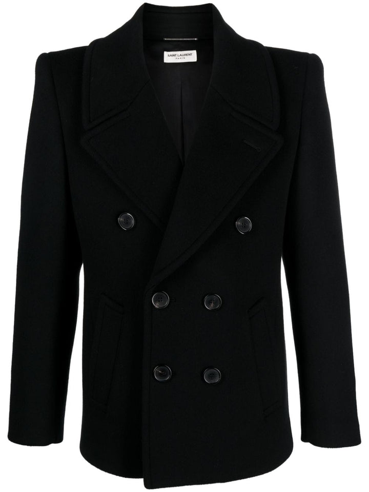 Saint Laurent Caban en laine - Lothaire