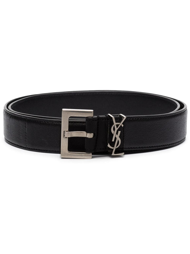 Saint laurent Ceinture à plaque logo - Lothaire boutiques