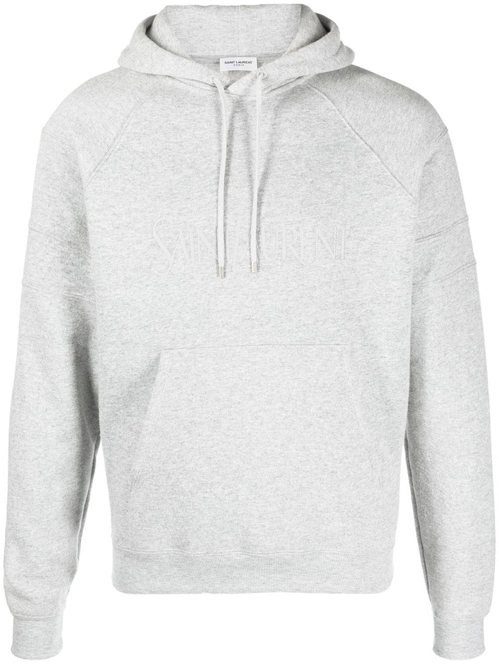 Saint Laurent Hoodie à logo brodé - Lothaire