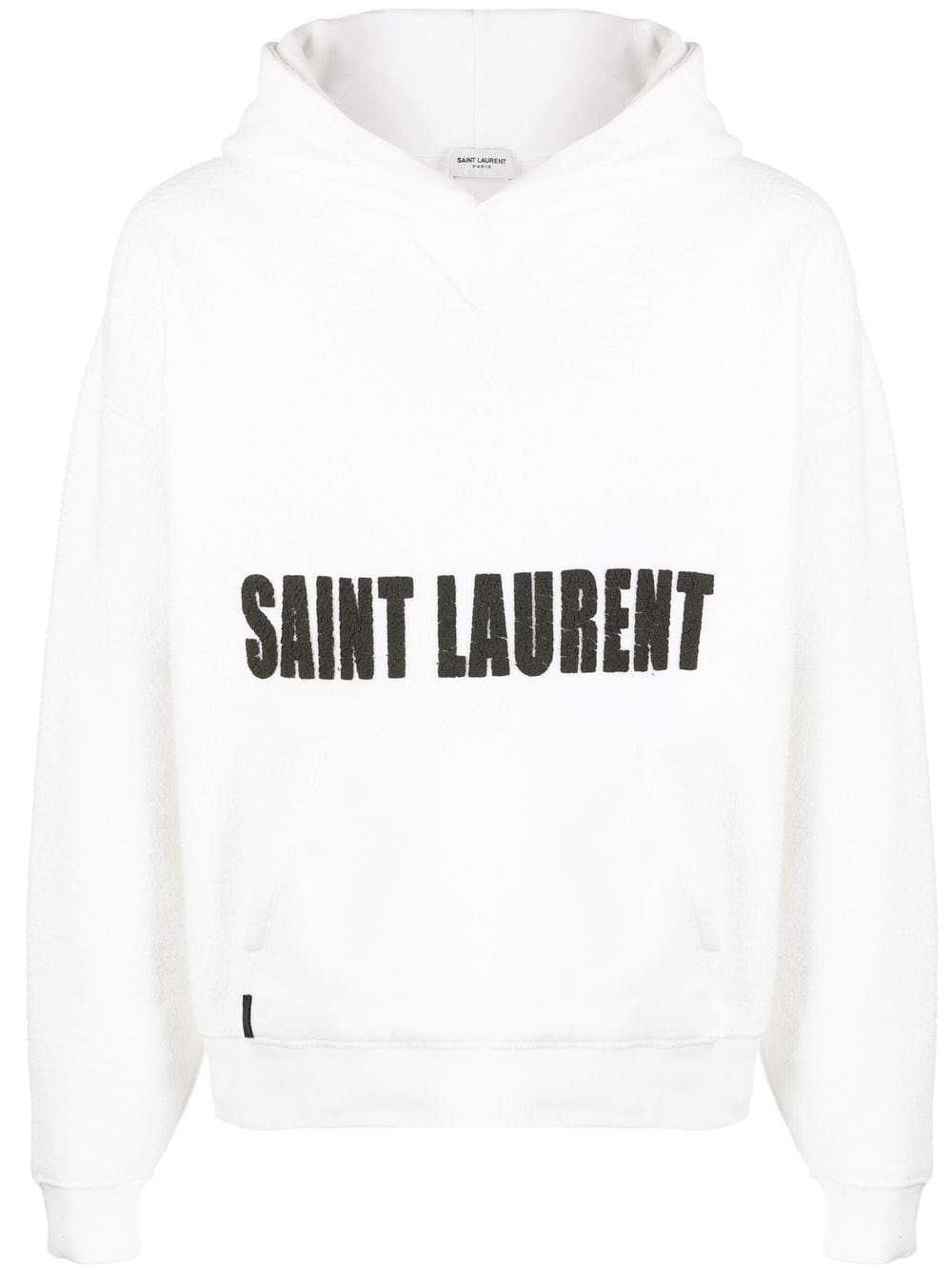 Saint Laurent Hoodie à patch logo - Lothaire