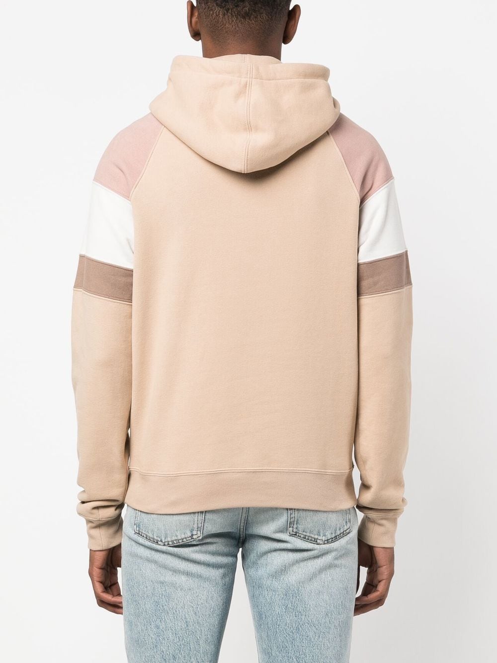 Saint Laurent Hoodie colour block à logo brodé - Lothaire