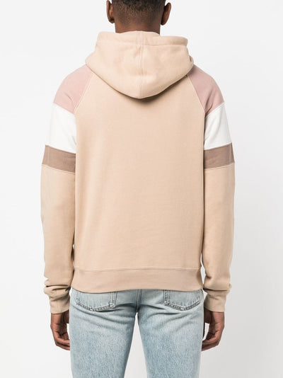 Saint Laurent Hoodie colour block à logo brodé - Lothaire