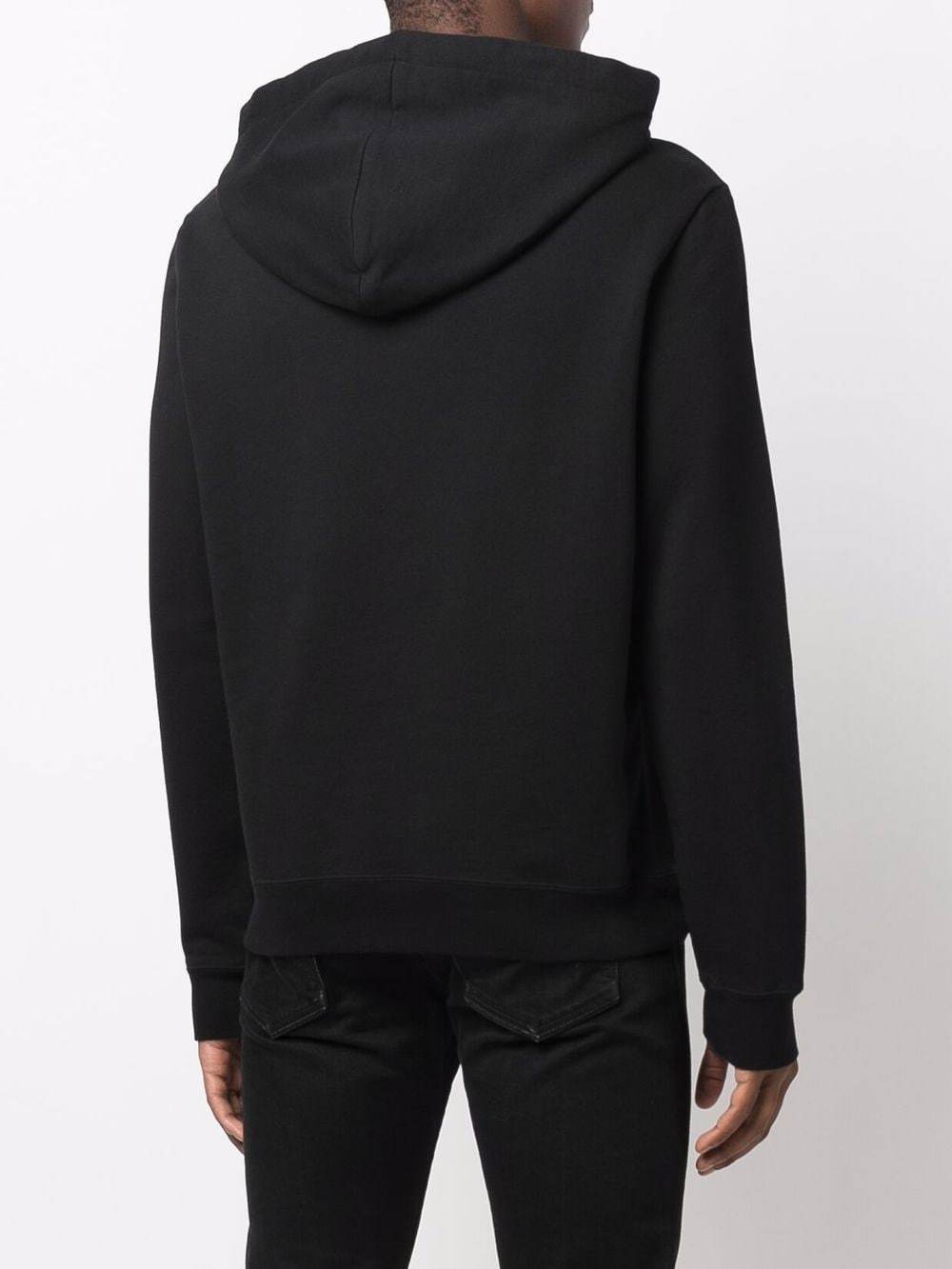 Saint Laurent logo-print hoodie - Lothaire boutiques (6983983268005)