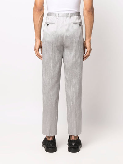 Saint Laurent - Pantalon de costume à poches arrières passepoilées - Lothaire boutiques