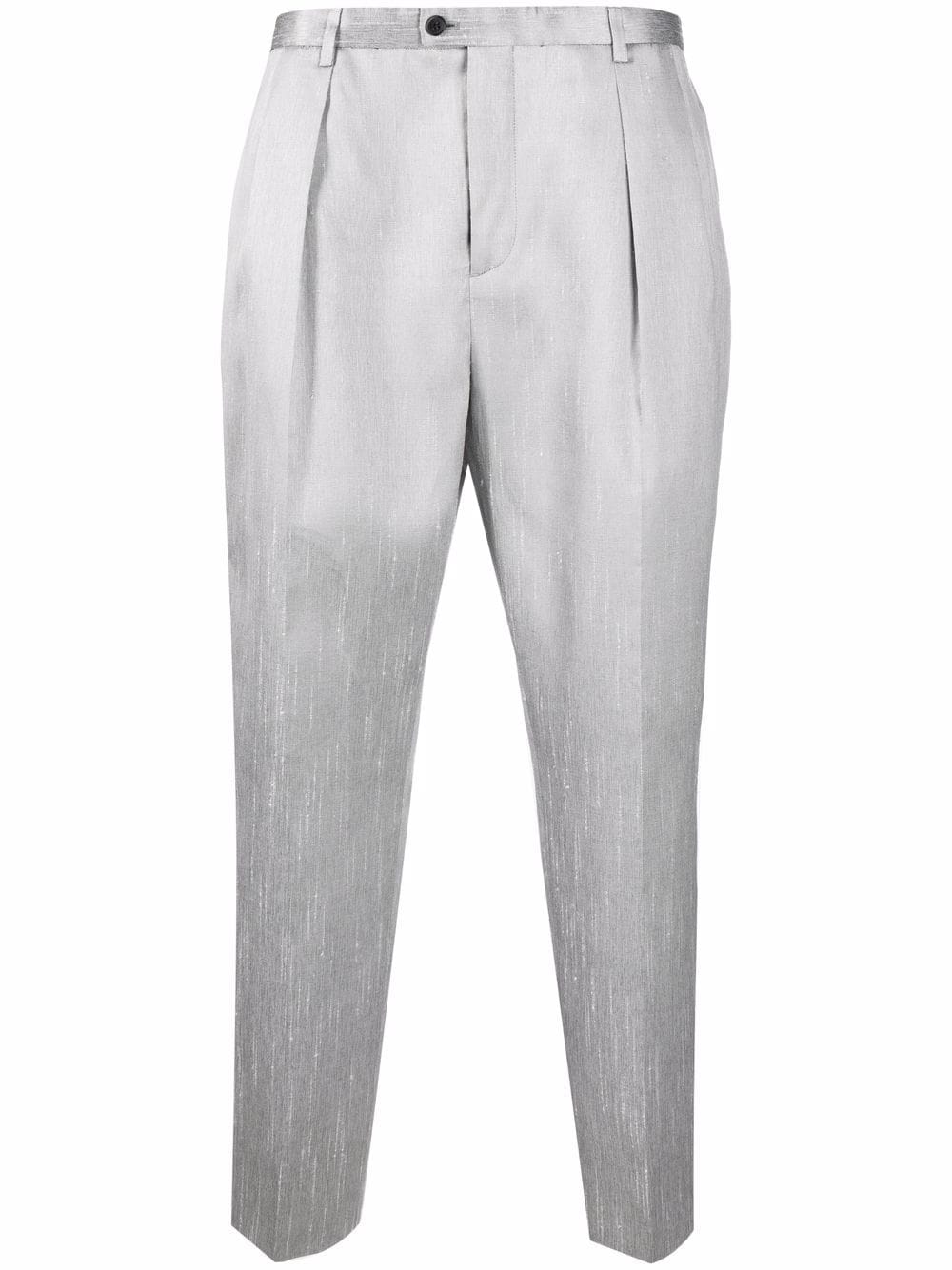 Saint Laurent - Pantalon de costume à poches arrières passepoilées - Lothaire boutiques