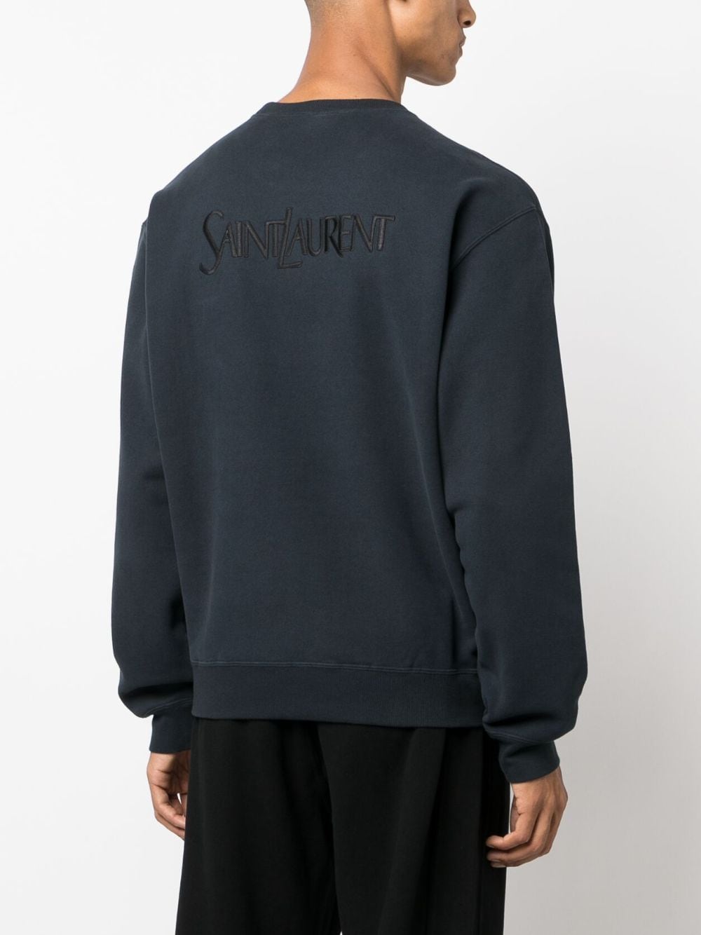Saint laurent logo sweatshirt sales