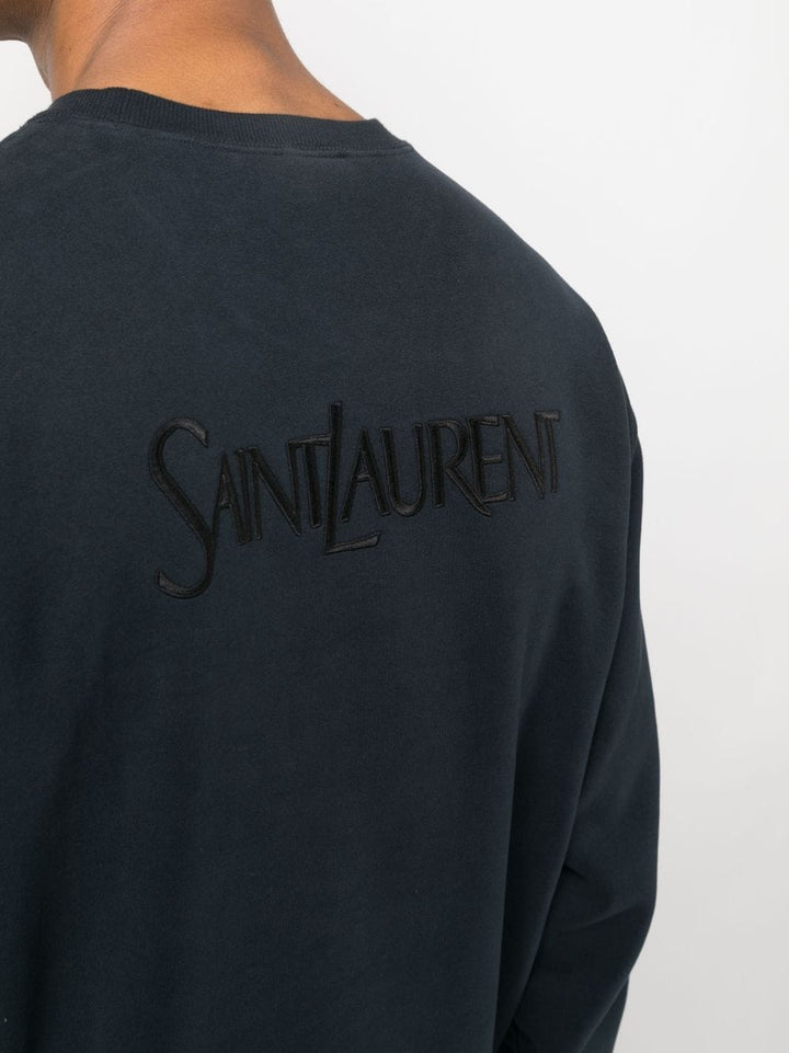 Saint Laurent Sweat à logo brodé - Lothaire