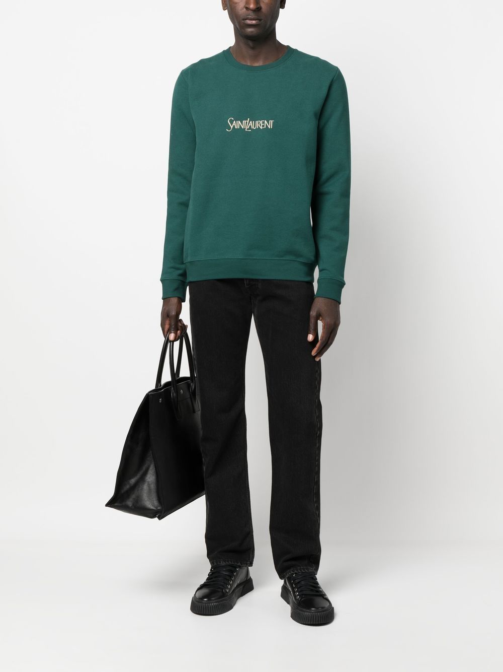 Saint Laurent Sweat à logo imprimé - Lothaire