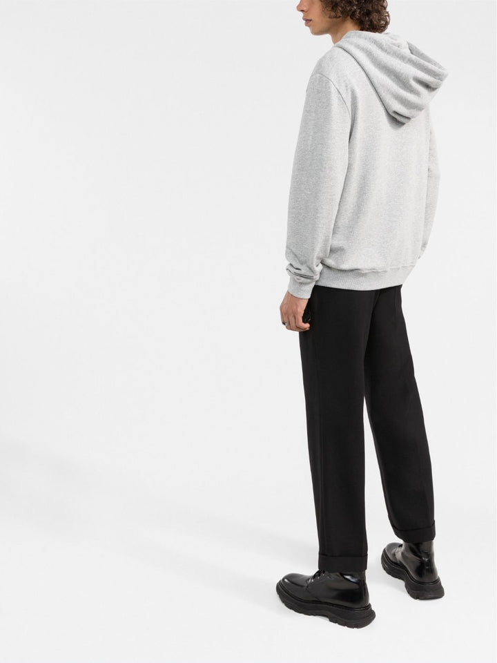 Saint Laurent Sweat Logo imprimé Gris Chiné - Lothaire boutiques (7017238397093)