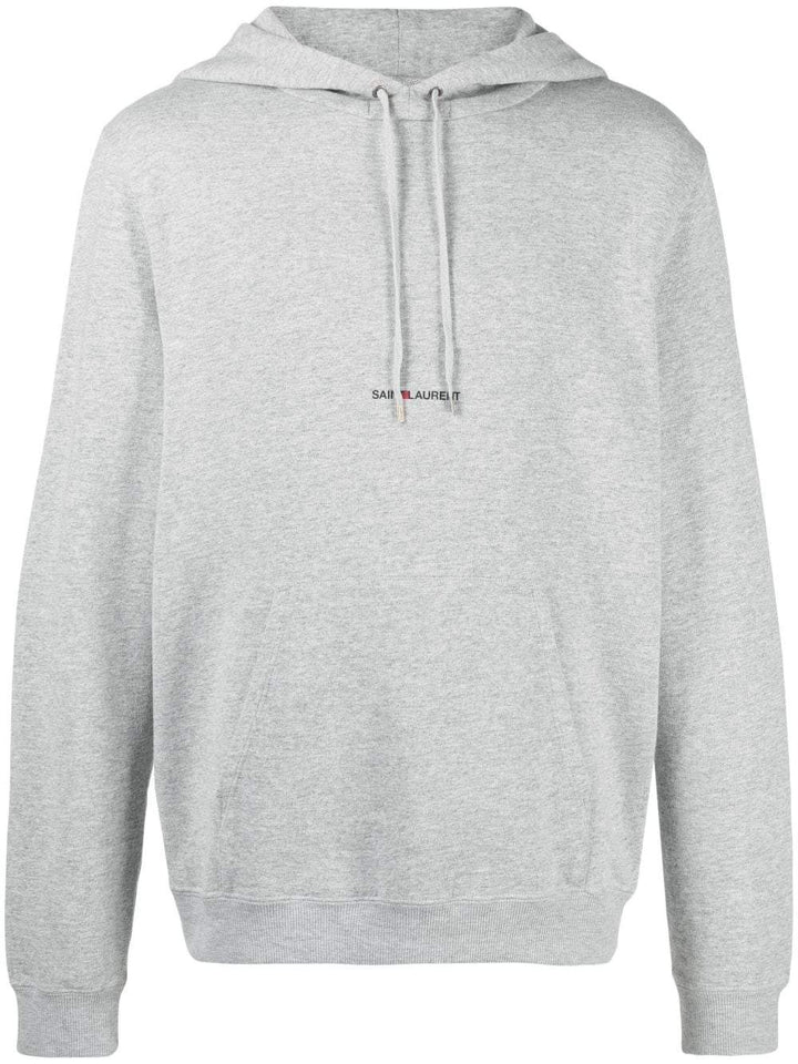 Saint Laurent Sweat Logo imprimé Gris Chiné - Lothaire boutiques (7017238397093)