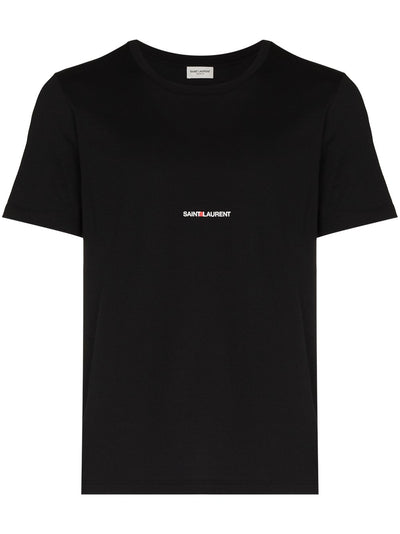 Saint Laurent - T-shirt Saint Laurent Rive Gauche noir - Lothaire boutiques (7101118021797)