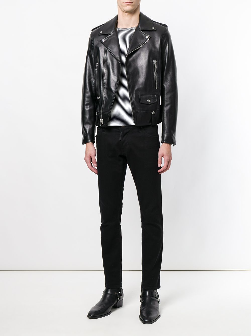 Saint Laurent Veste de motard - Lothaire