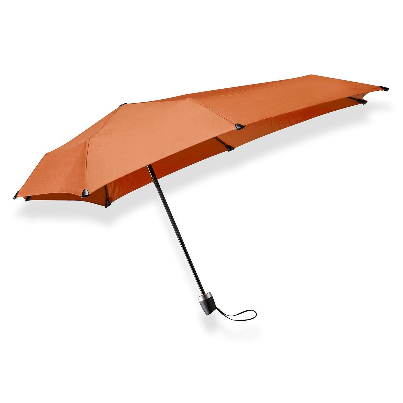 Senz° Parapluie pliable noir mini automatique tomette - Lothaire boutiques