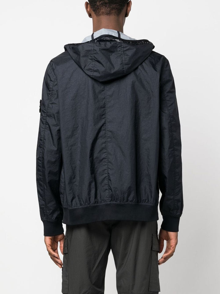 Stone Island Blouson à capuche Navy 40723 MEMBRANA 3L TC - Lothaire