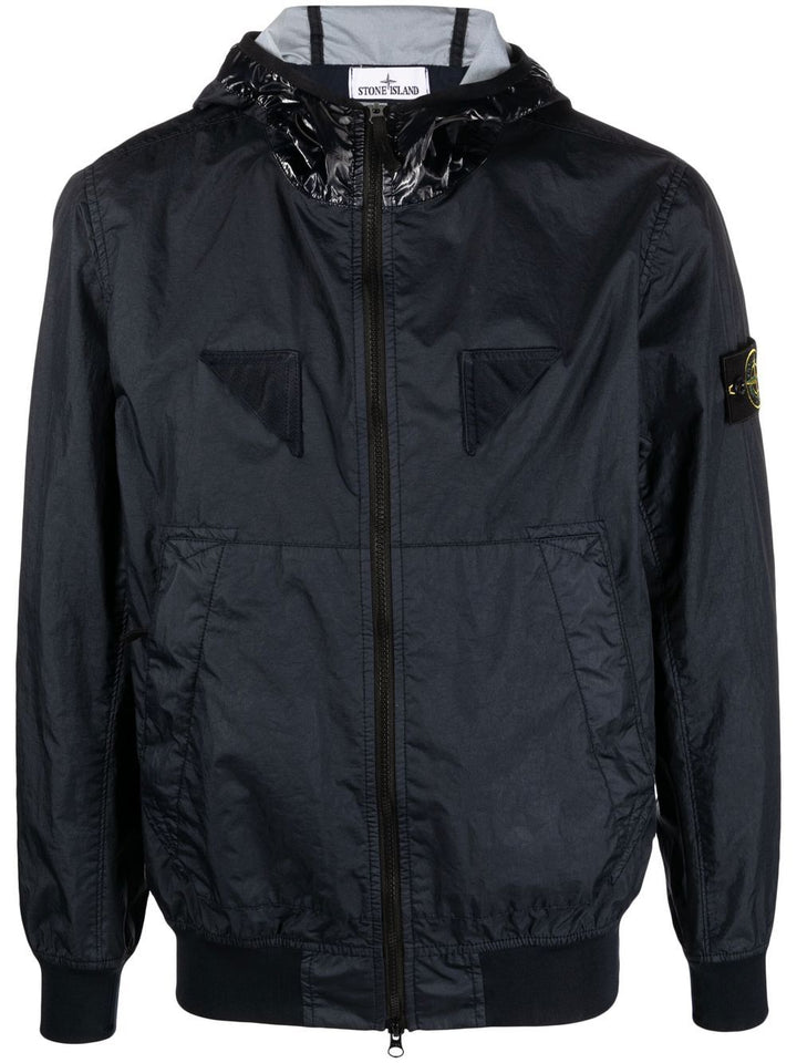 Stone Island Blouson à capuche Navy 40723 MEMBRANA 3L TC - Lothaire