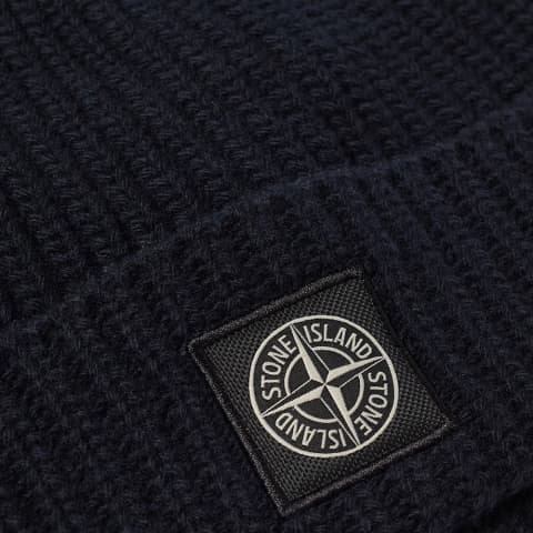 Stone Island Bonnet Marine à patch logo - Lothaire