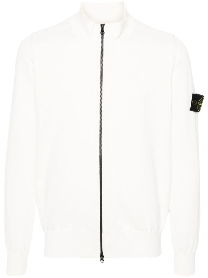 Stone Island - Cardigan blanc 542B2 - Lothaire