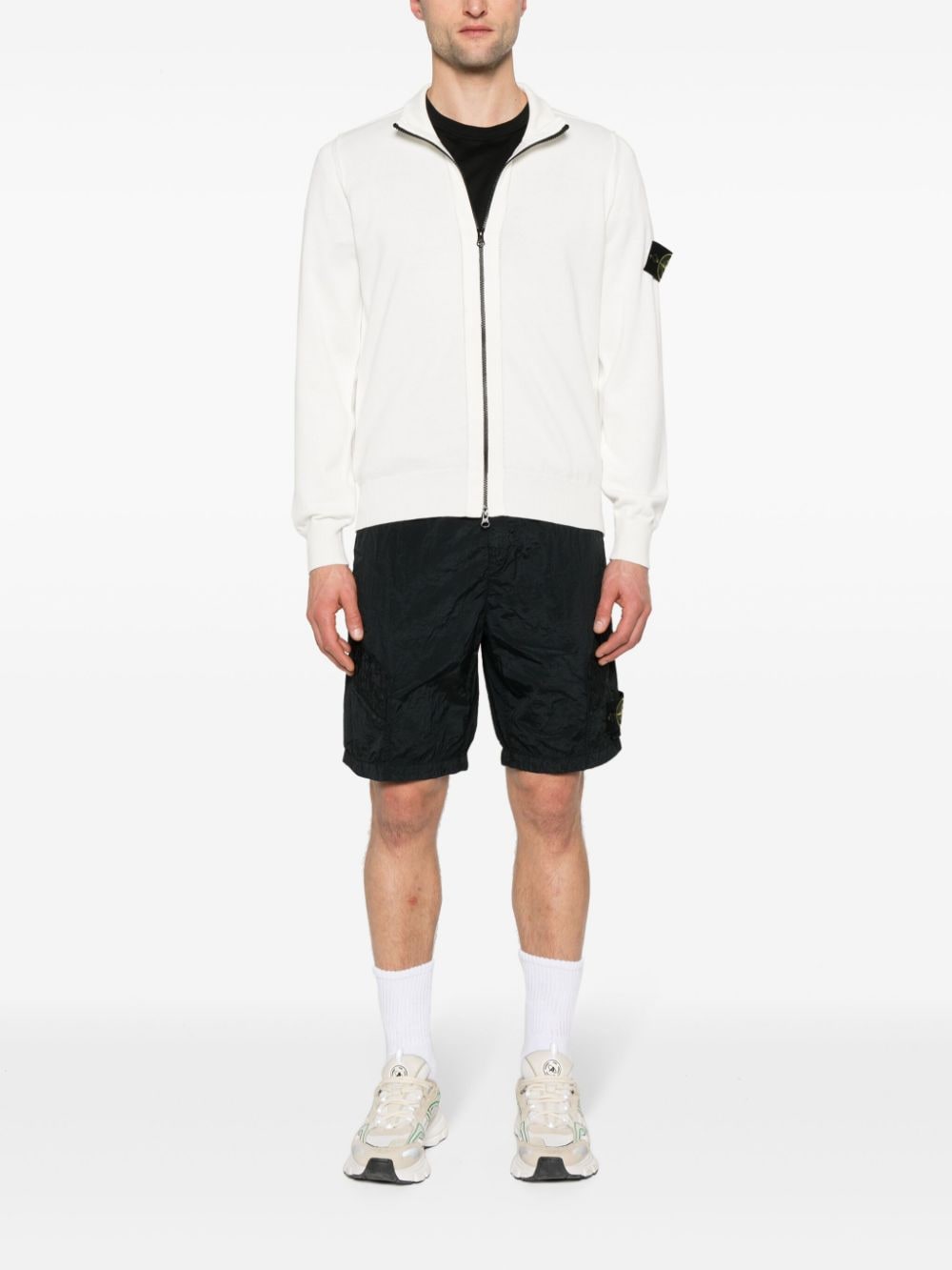 Stone Island - Cardigan blanc 542B2 - Lothaire