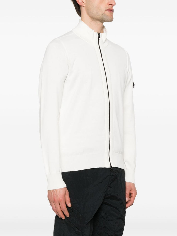 Stone Island - Cardigan blanc 542B2 - Lothaire