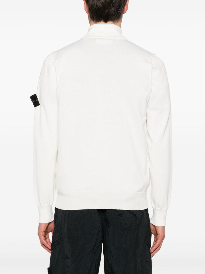 Stone Island - Cardigan blanc 542B2 - Lothaire