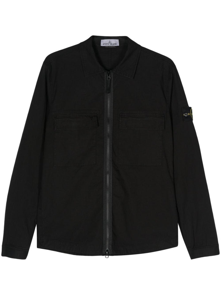 Stone Island - Chemise black coupe classique - Lothaire