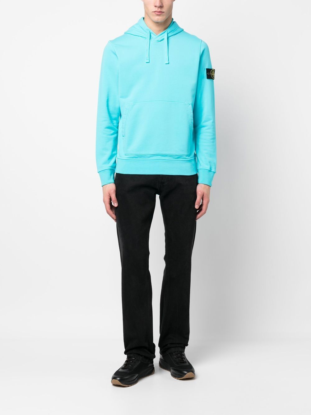 Stone Island Hoodie Bleu 64151 - Lothaire