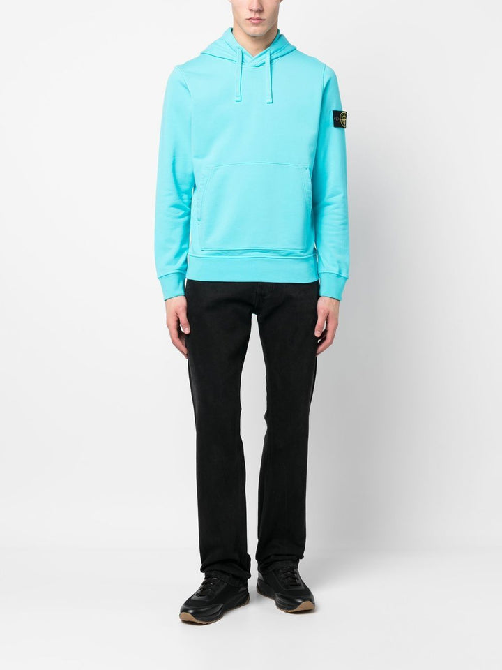Stone Island Hoodie Bleu 64151 - Lothaire
