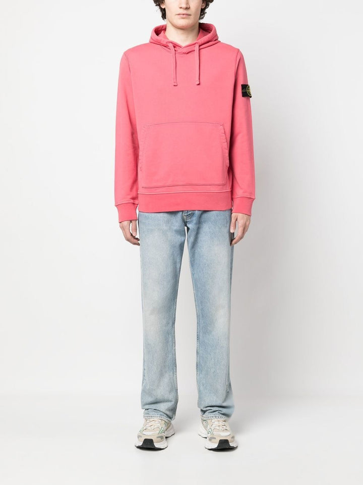 Stone Island Hoodie rose corail 64151 - Lothaire
