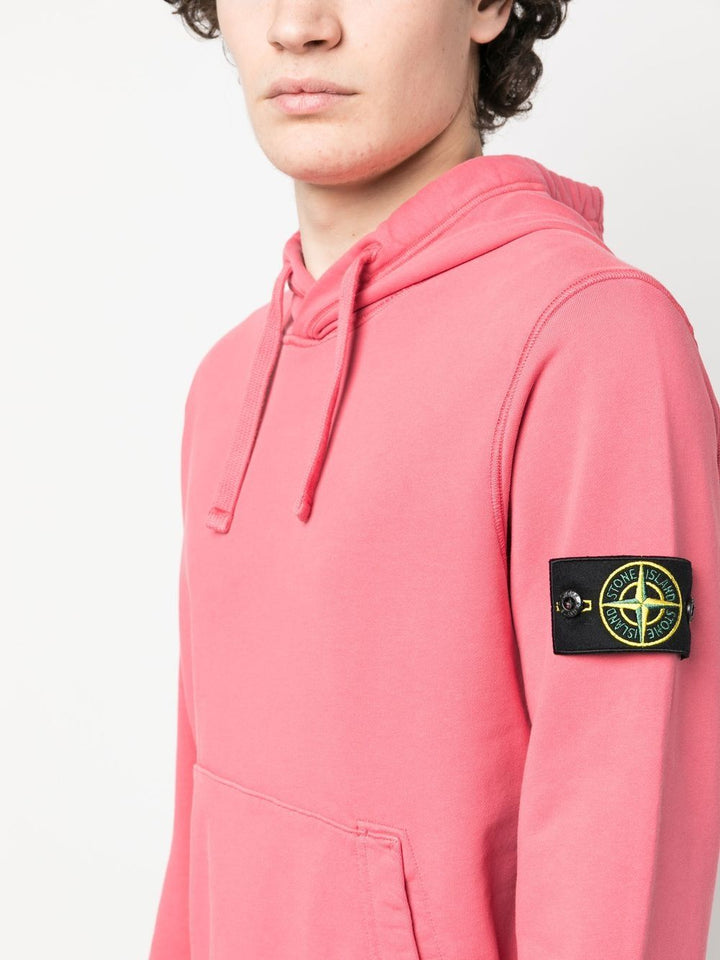 Stone Island Hoodie rose corail 64151 - Lothaire