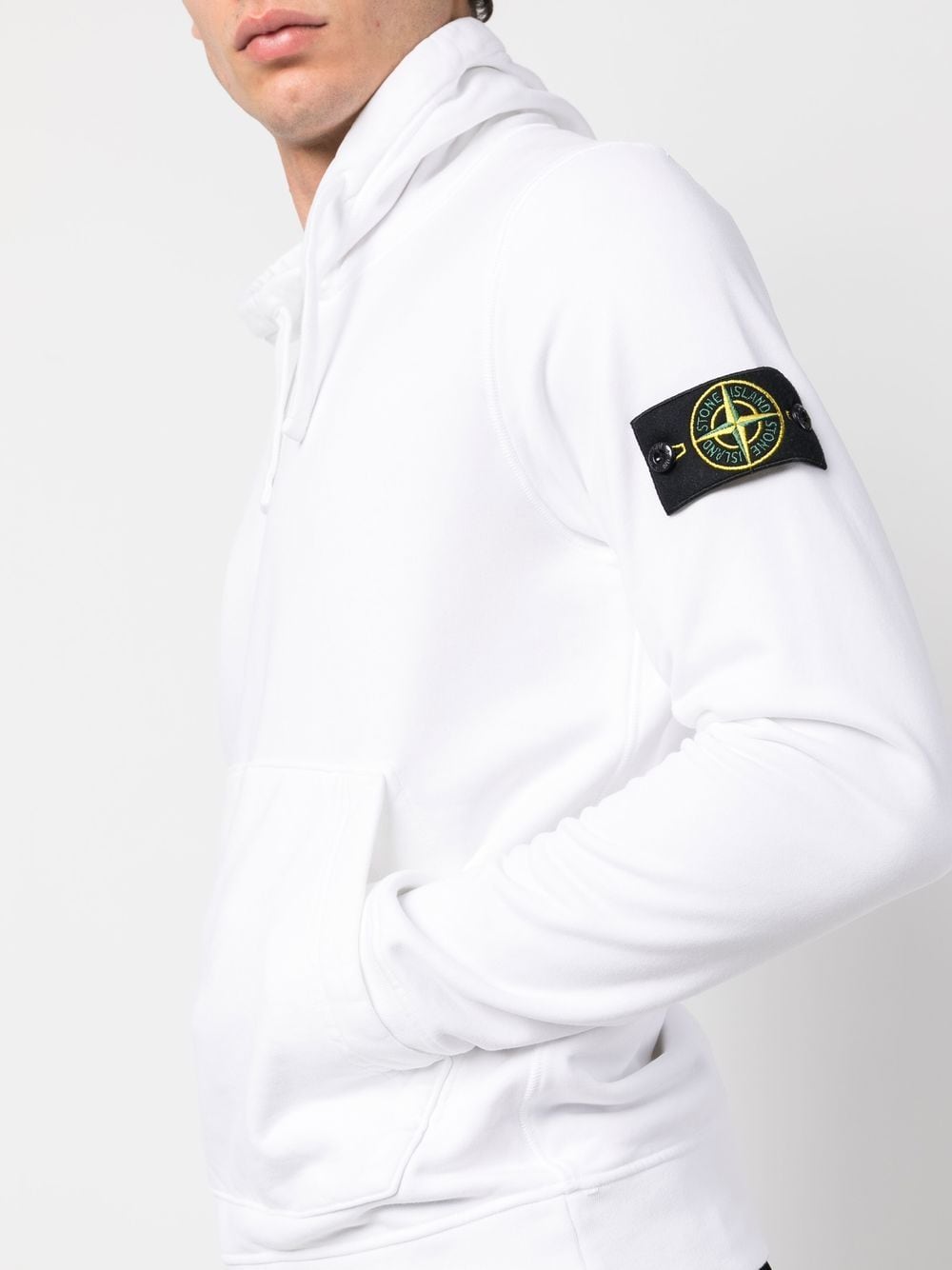 Stone Island Hoodie White 64151 - Lothaire