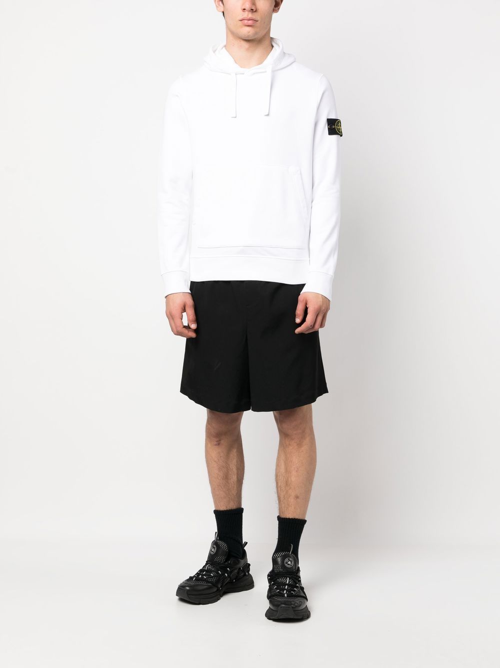 Stone Island Hoodie White 64151 - Lothaire