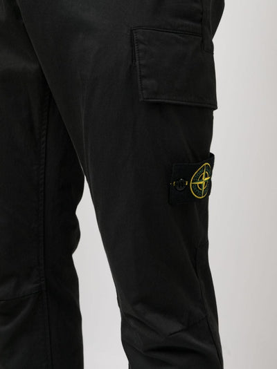 Stone Island Pantalon cargo noir 31714 - Lothaire