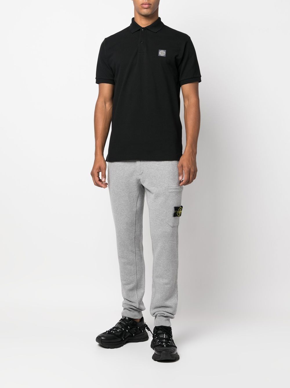 Stone Island Pantalon de jogging gris 64520 - Lothaire boutiques