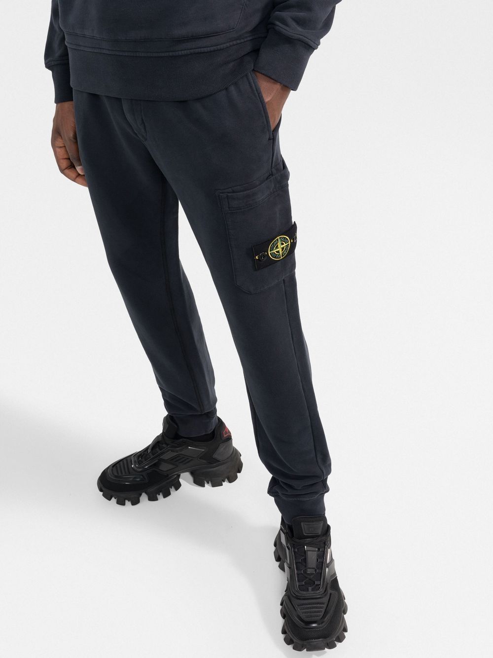 Stone Island Pantalon de jogging marine 64520 - Lothaire boutiques