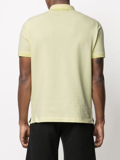 Stone island Polo à patch logo Citron - Lothaire boutiques