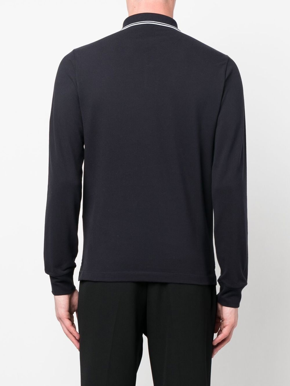 Stone Island Polo bleu à motif compass signature - Lothaire boutiques