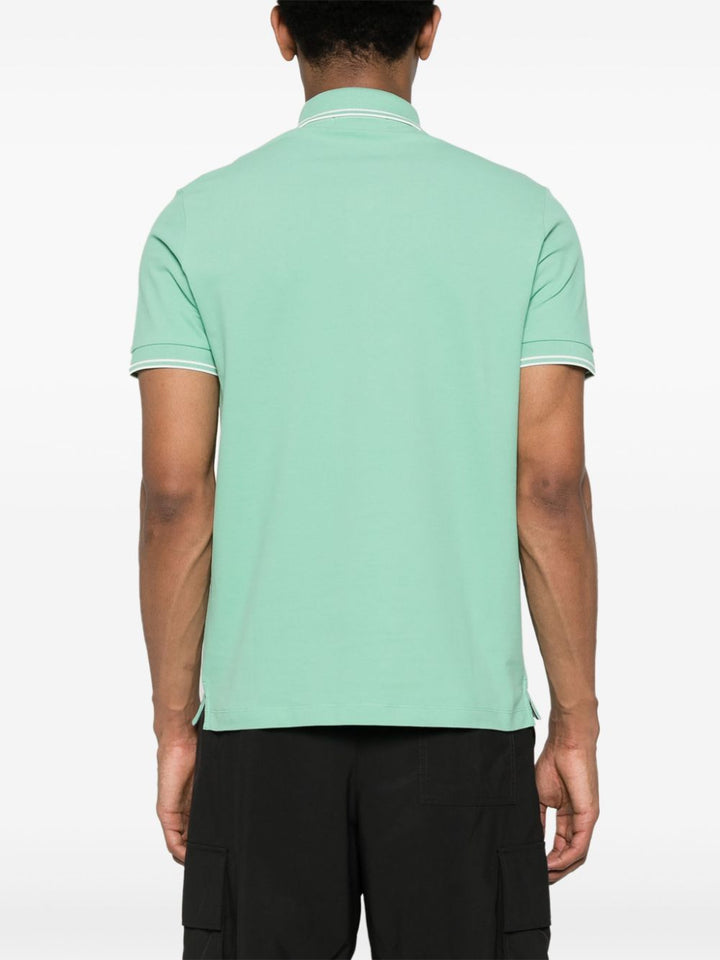 Stone Island - Polo en coton Light green Compass - Lothaire