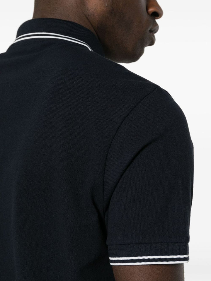 Stone Island - Polo en coton navy Compass - Lothaire