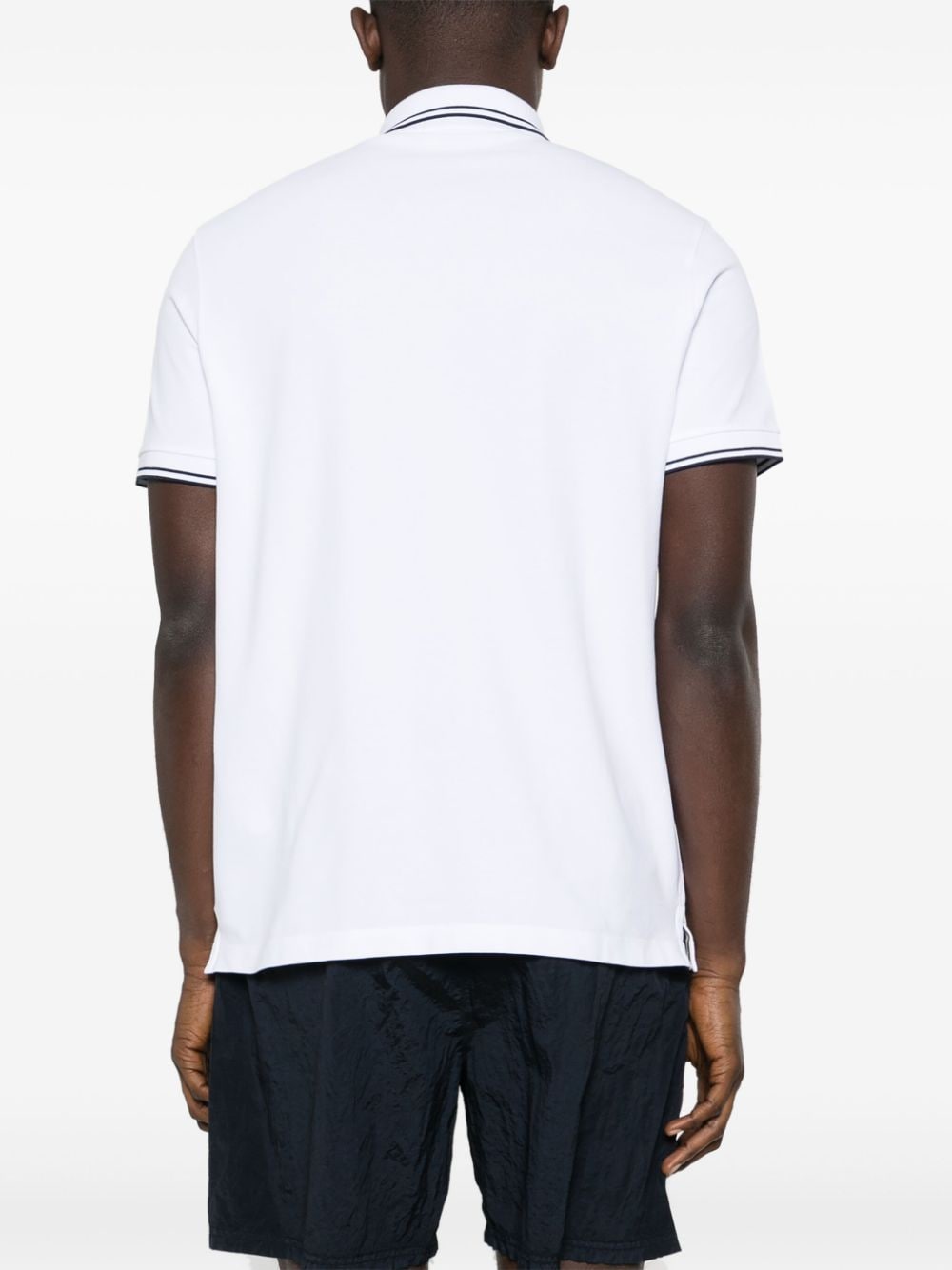 Stone Island - Polo en coton white Compass - Lothaire