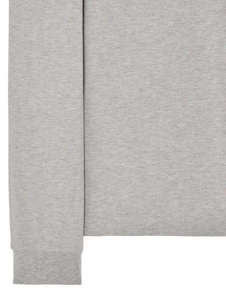 Stone Island Polo gris à motif compass signature - Lothaire boutiques