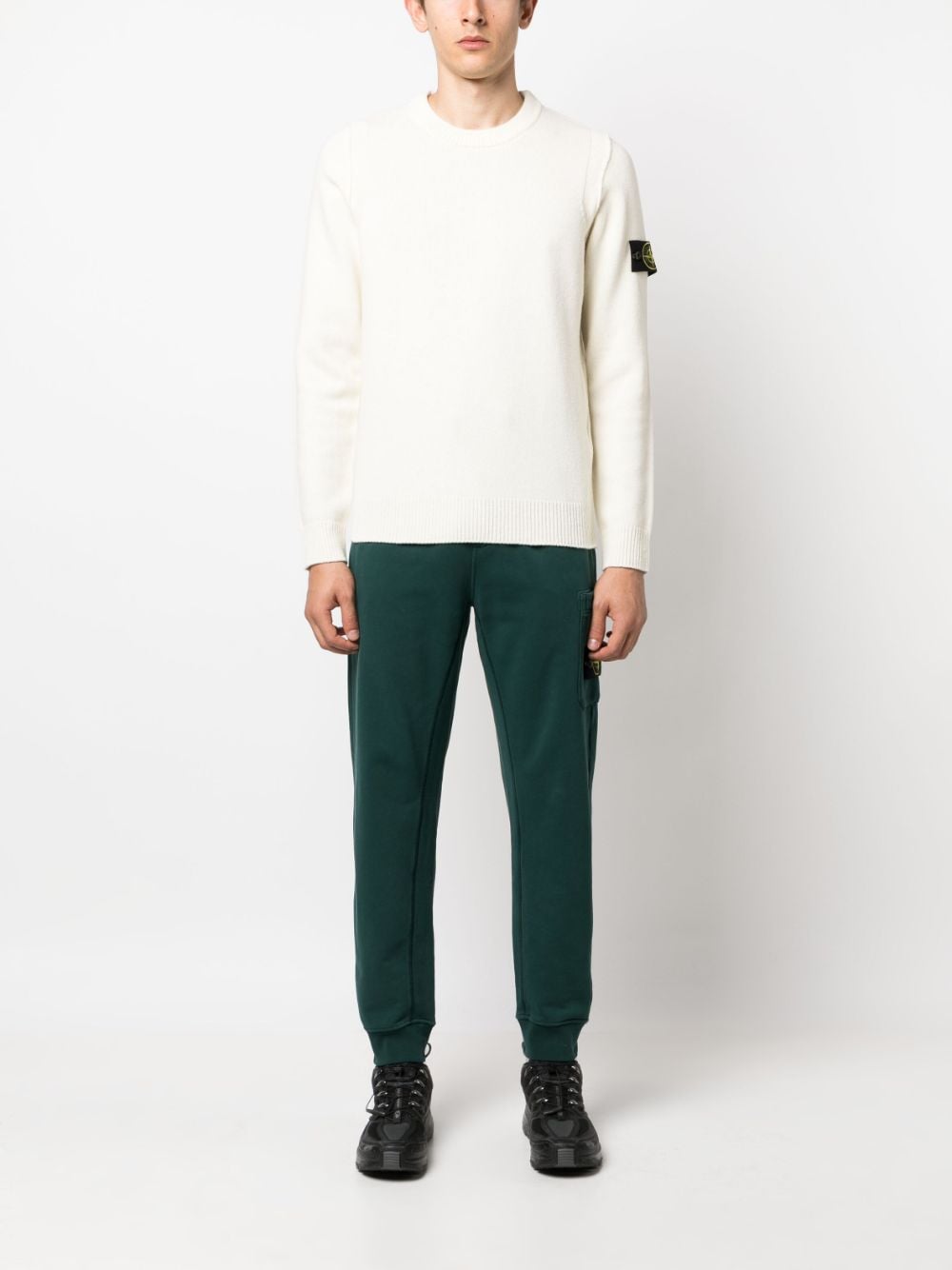 Stone Island Pull 510C4 en laine vierge - Lothaire