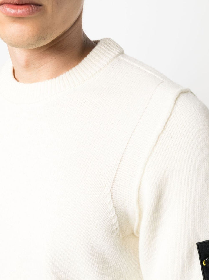 Stone Island Pull 510C4 en laine vierge - Lothaire