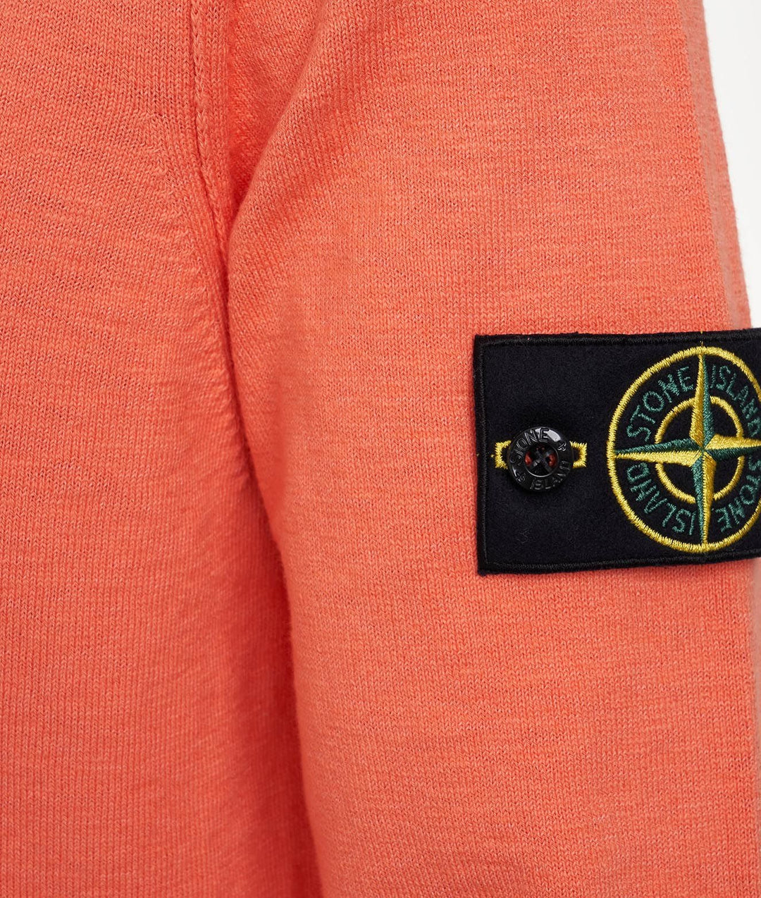 Stone Island Pull à patch logo orange - Lothaire boutiques